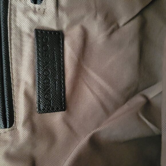 Michael Kors Saffiano Leather Tote Bag With Dual Handles & Silver Hardware - Bla - Picture 8 of 15